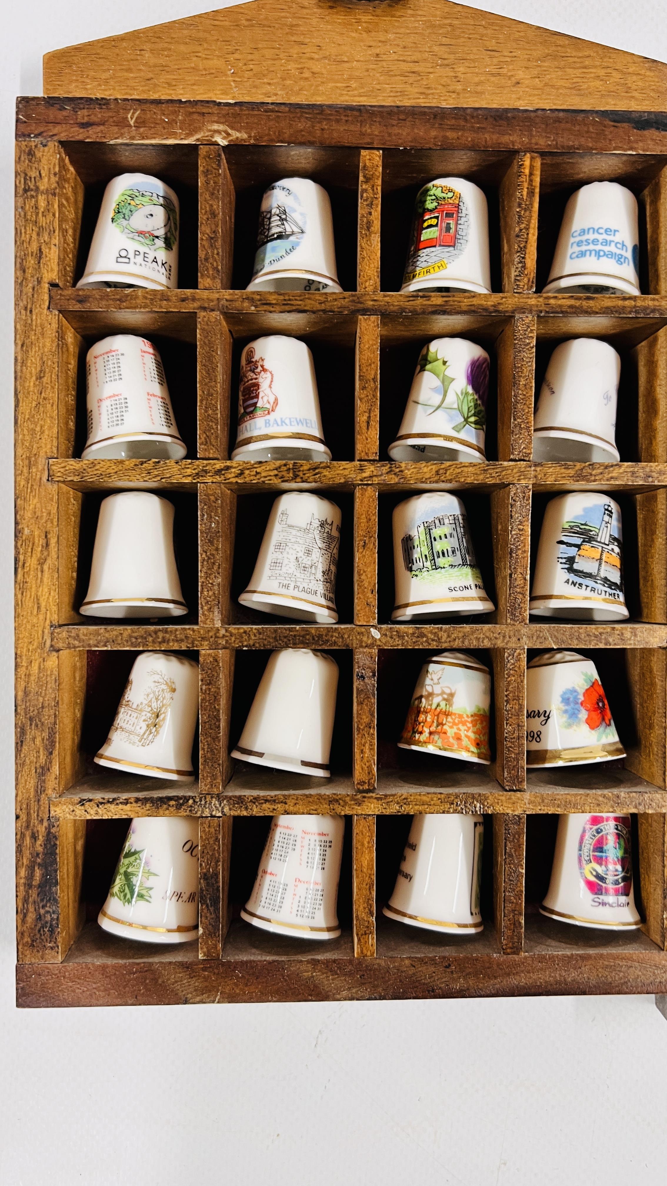 COLLECTION OF COLLECTORS THIMBLES IN CASES. - Image 2 of 8