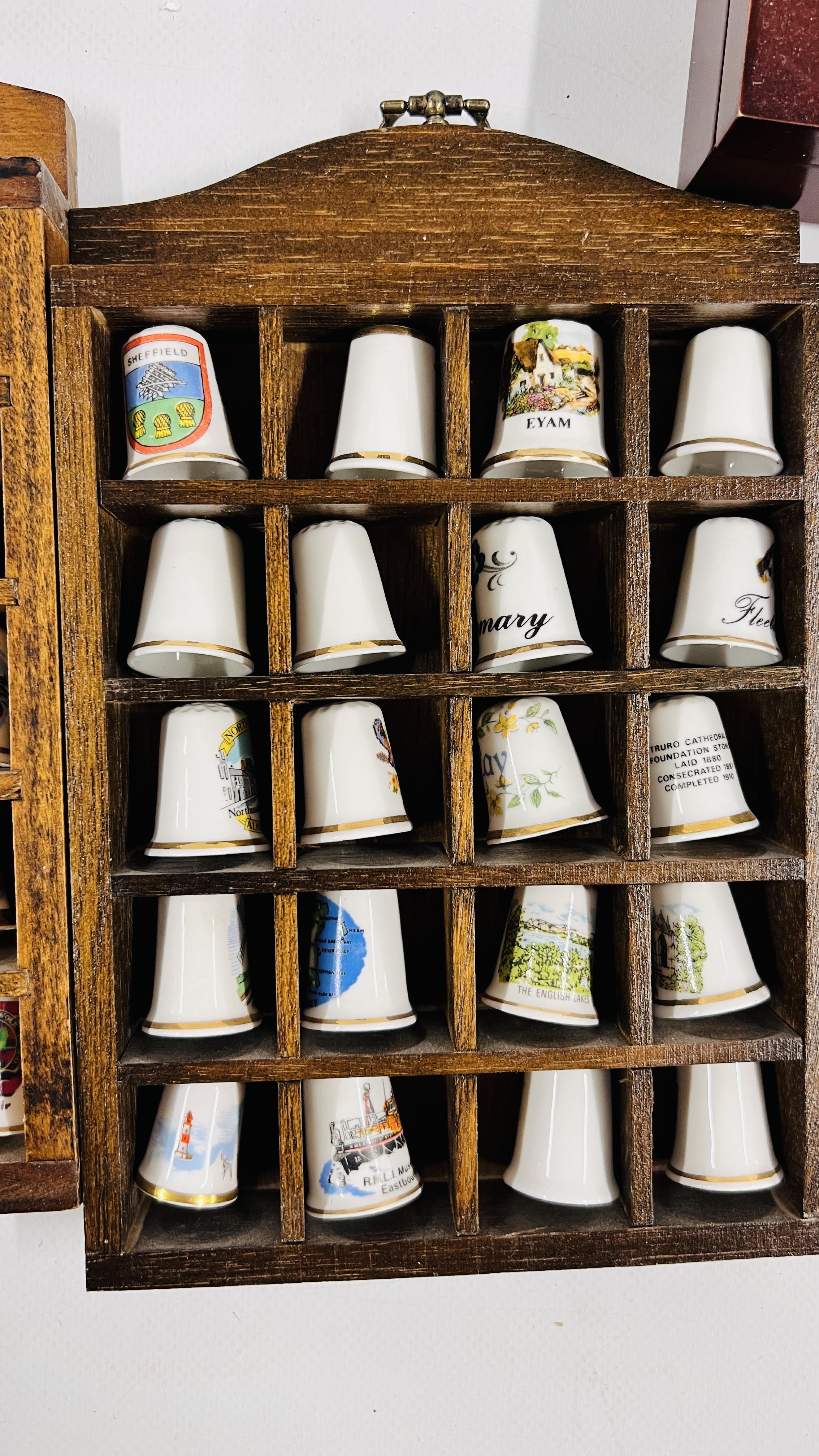 COLLECTION OF COLLECTORS THIMBLES IN CASES. - Image 3 of 8