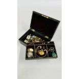 VICTORIAN AND LATER JEWELLERY TO INCLUDE LOCKETS, BROOCHES, CHARMS, SEAL ETC.