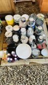 QUANTITY ASSORTED PAINTS TO INCLUDE MASONRY, EMULSIONS, METHYLATED SPIRITS, WHITE SPIRIT,