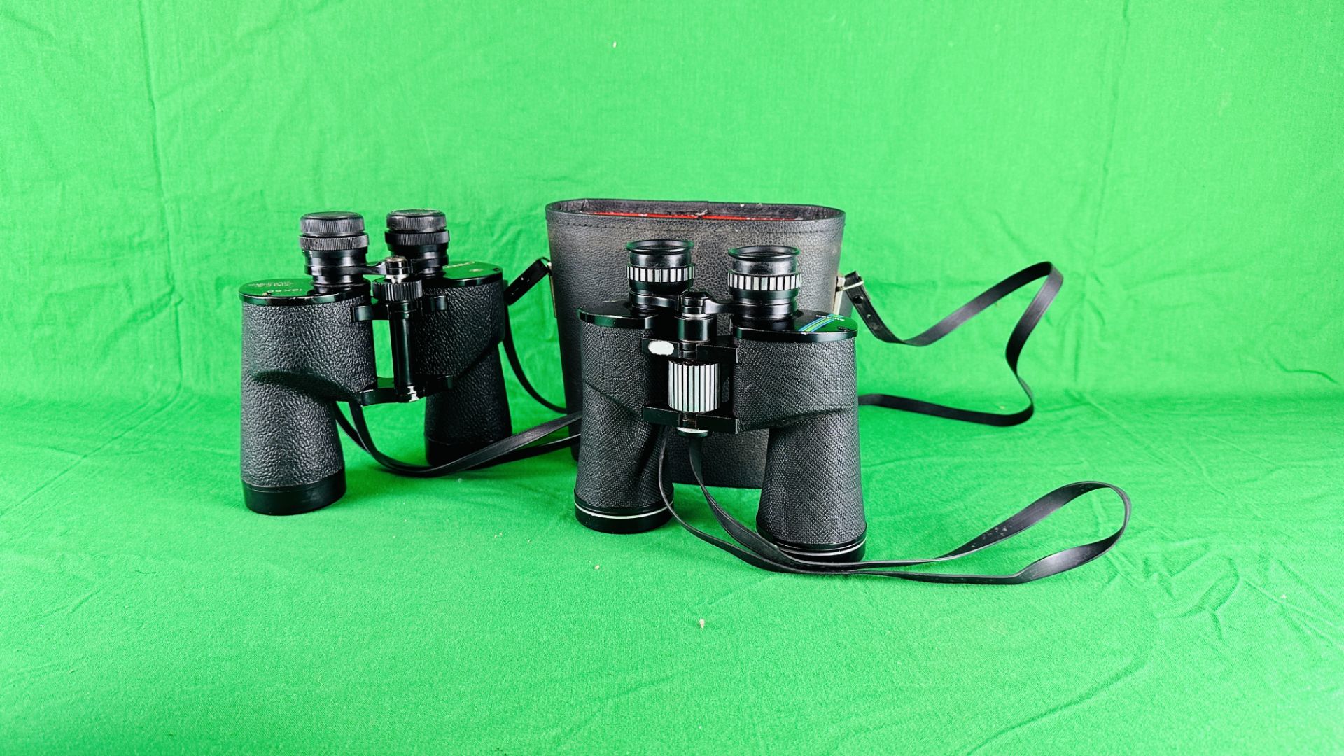 TWO PAIRS OF BINOCULARS INCLUDING CHINON 10X50 FIELD AND CHINON 6X50 - Image 10 of 10