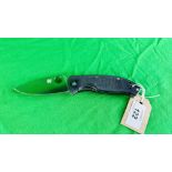 SPYDERCO TENACIOUS C122GP FOLDING POCKET LOCK KNIFE - NO POSTAGE OR PACKING AVAILABLE