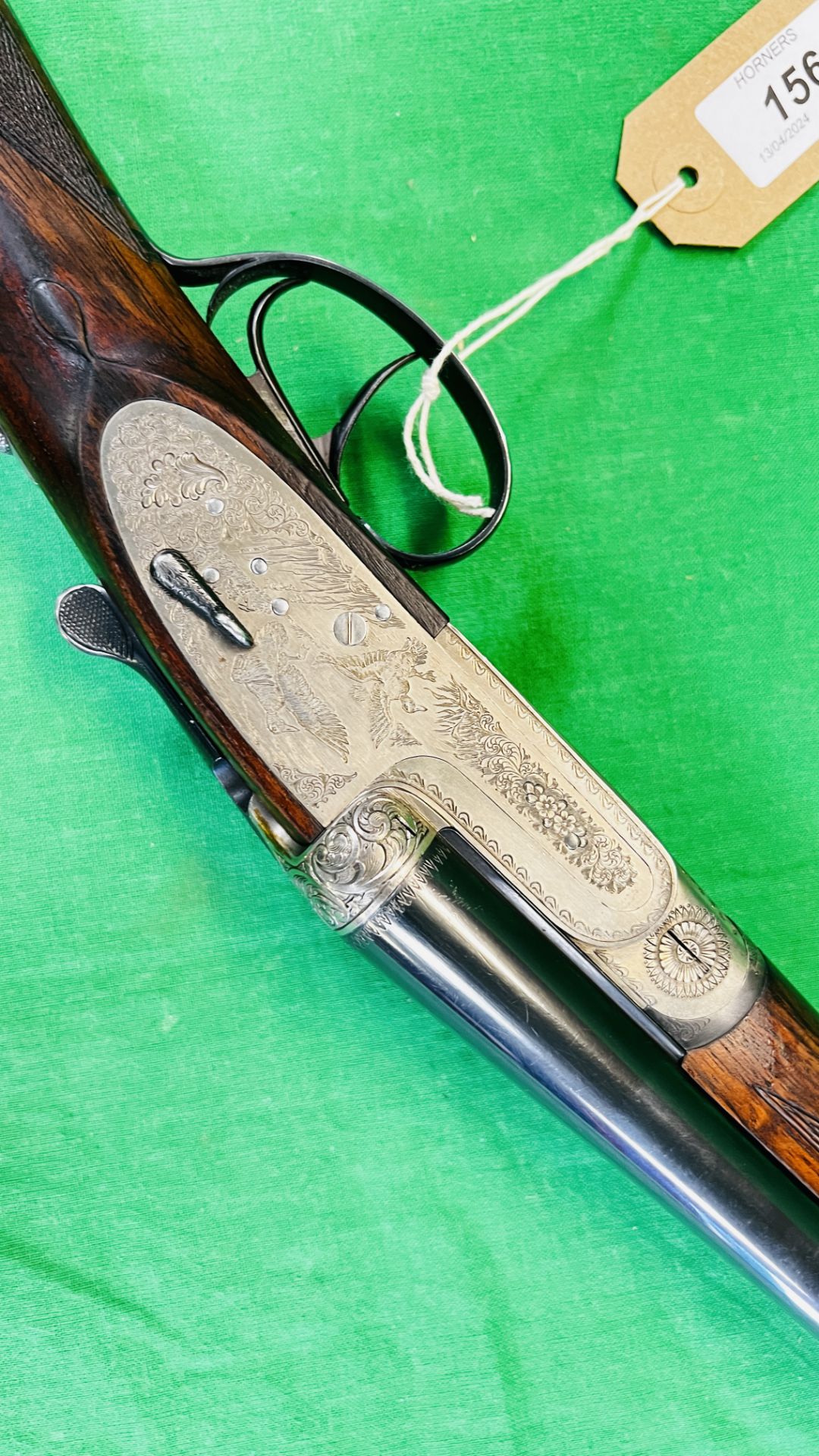 GUNMARK 20 BORE SIDE BY SIDE, SIDELOCK SHOTGUN #16427, 27" BARRELS, EJECTOR, - Image 13 of 25