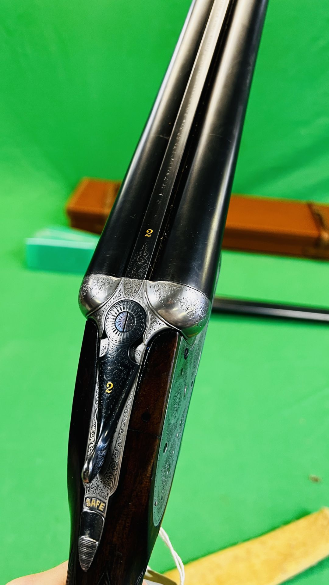 12 BORE TOLLEY SIDE BY SIDE SHOTGUN #8670, 28" BARRELS (2 3/4" CHAMBER), EJECTOR, - Image 28 of 37
