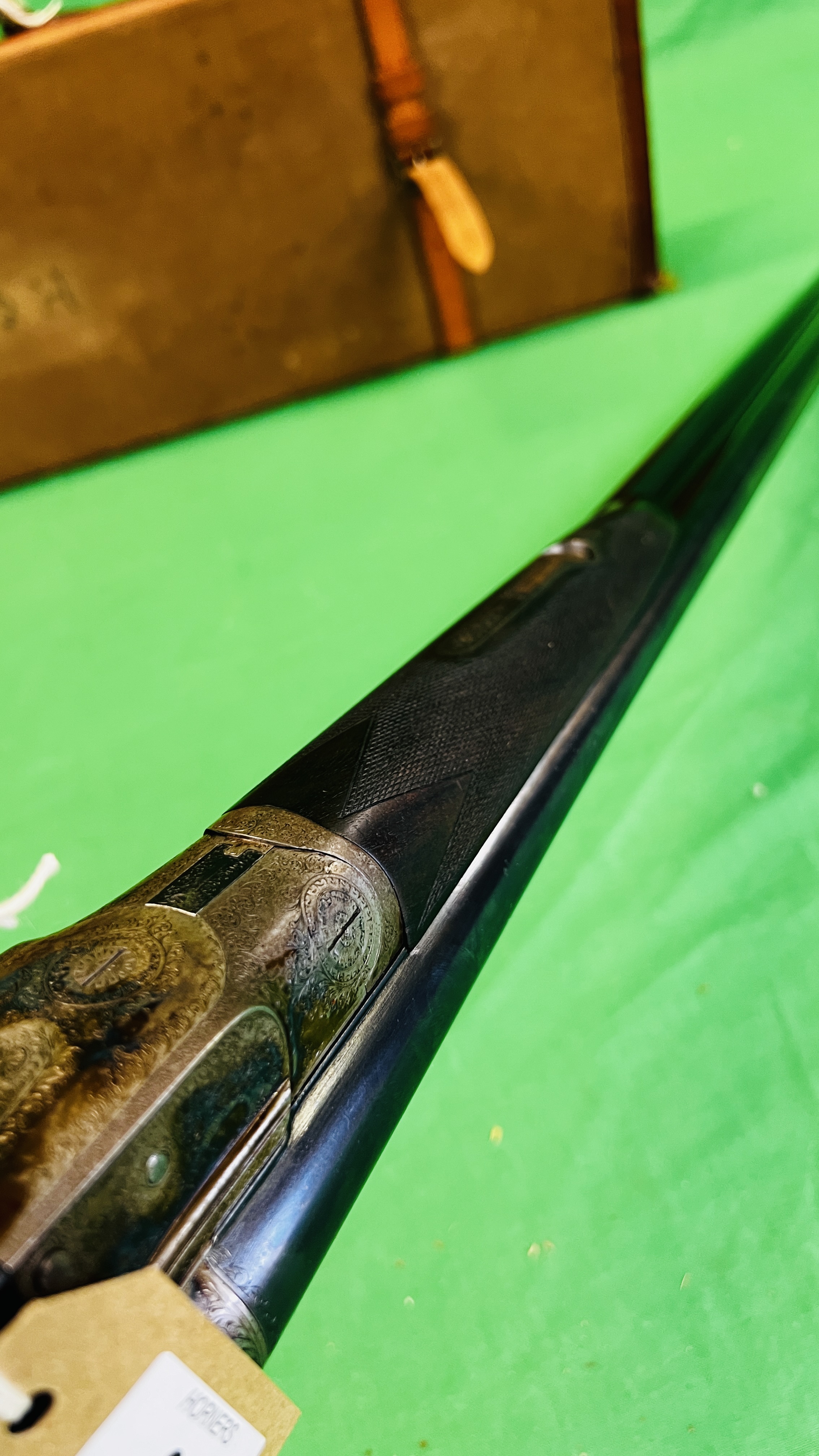 GREENER 12G SIDE BY SIDE SHOTGUN 27" BARRELS, CHAMBERED FOR 21/2", - Image 19 of 39