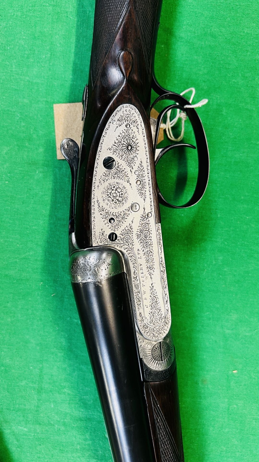 12 BORE TOLLEY SIDE BY SIDE SHOTGUN #8670, 28" BARRELS (2 3/4" CHAMBER), EJECTOR, - Image 10 of 37