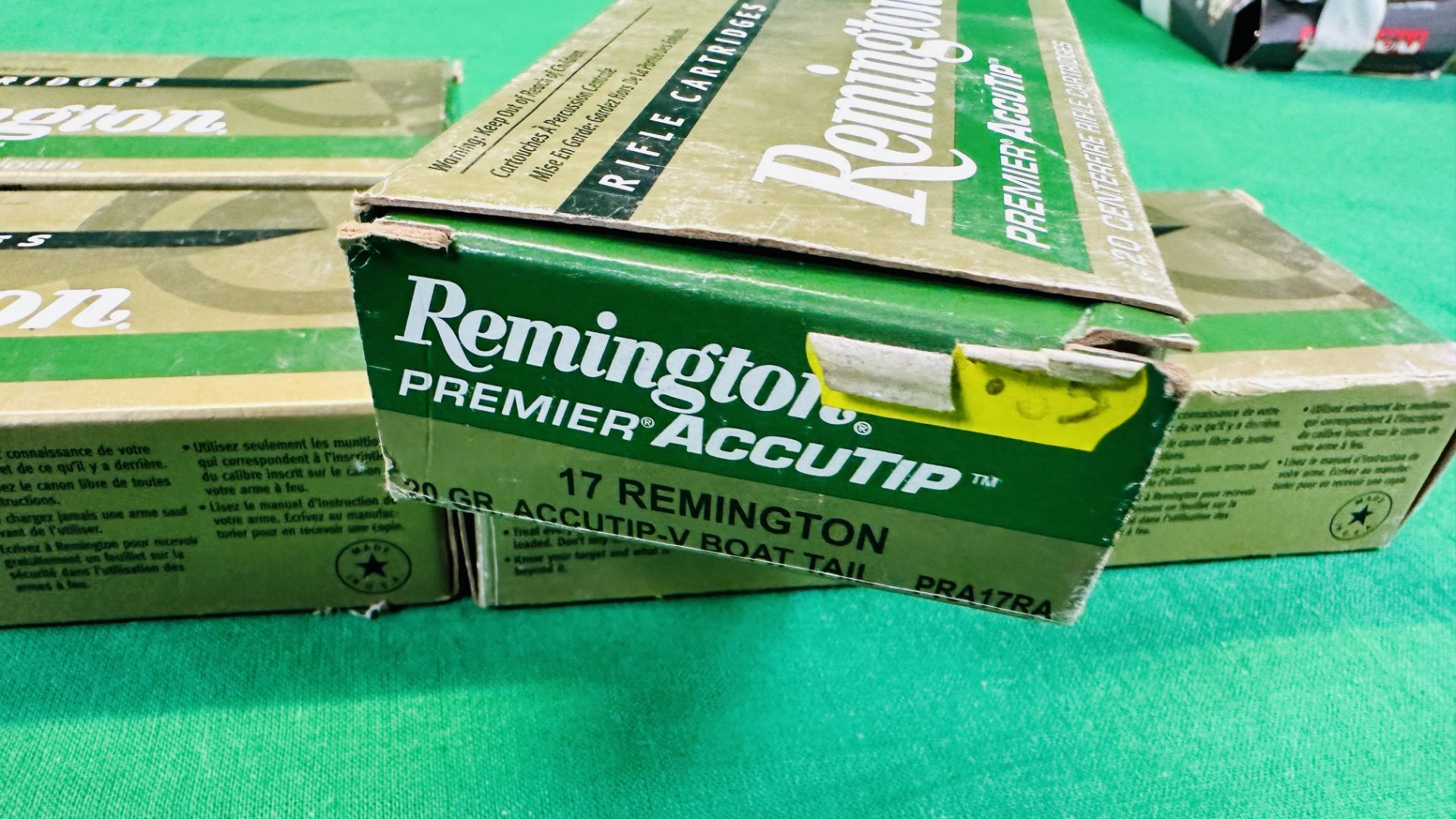 80 X REMINGTON 17 PREMIER ACCUTIP 20 GR RIFLE AMMUNITION - (REF: 1431) - (TO BE COLLECTED IN PERSON - Image 4 of 4