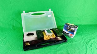 BISLEY 12 BORE CLEANING KIT ALONG WITH 21 12 GAUGE RC1 CARTRIDGES - (TO BE COLLECTED IN PERSON BY