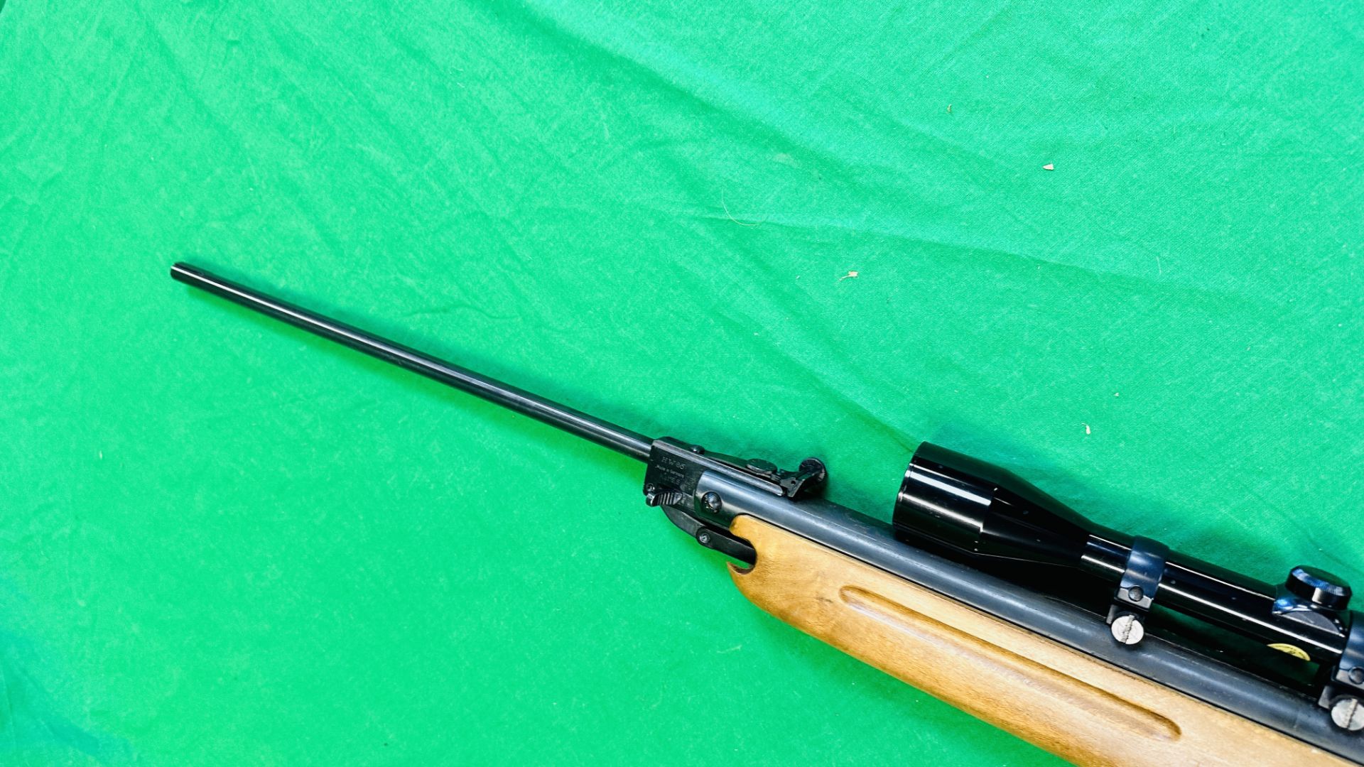 WEIHRAUCH .22 CALIBRE BREAK BARREL AIR RIFLE MODEL - HW35, FITTED WITH A.S.L. - Image 9 of 14