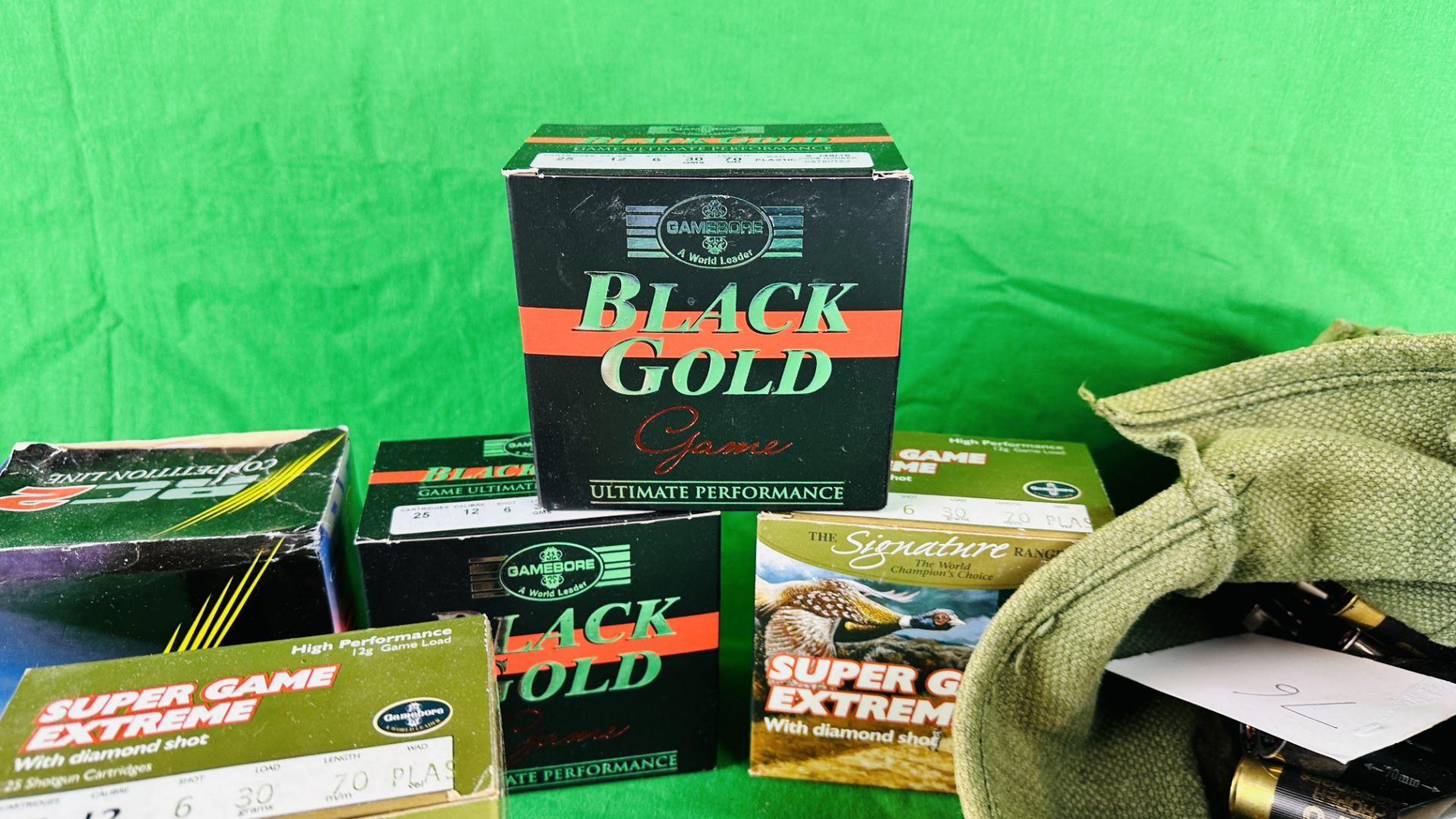 201 X 12 GAUGE CARTRIDGES INCLUDING GAMEBORE BLACK GOLD 6 SHOT 30GRM, - Image 2 of 6