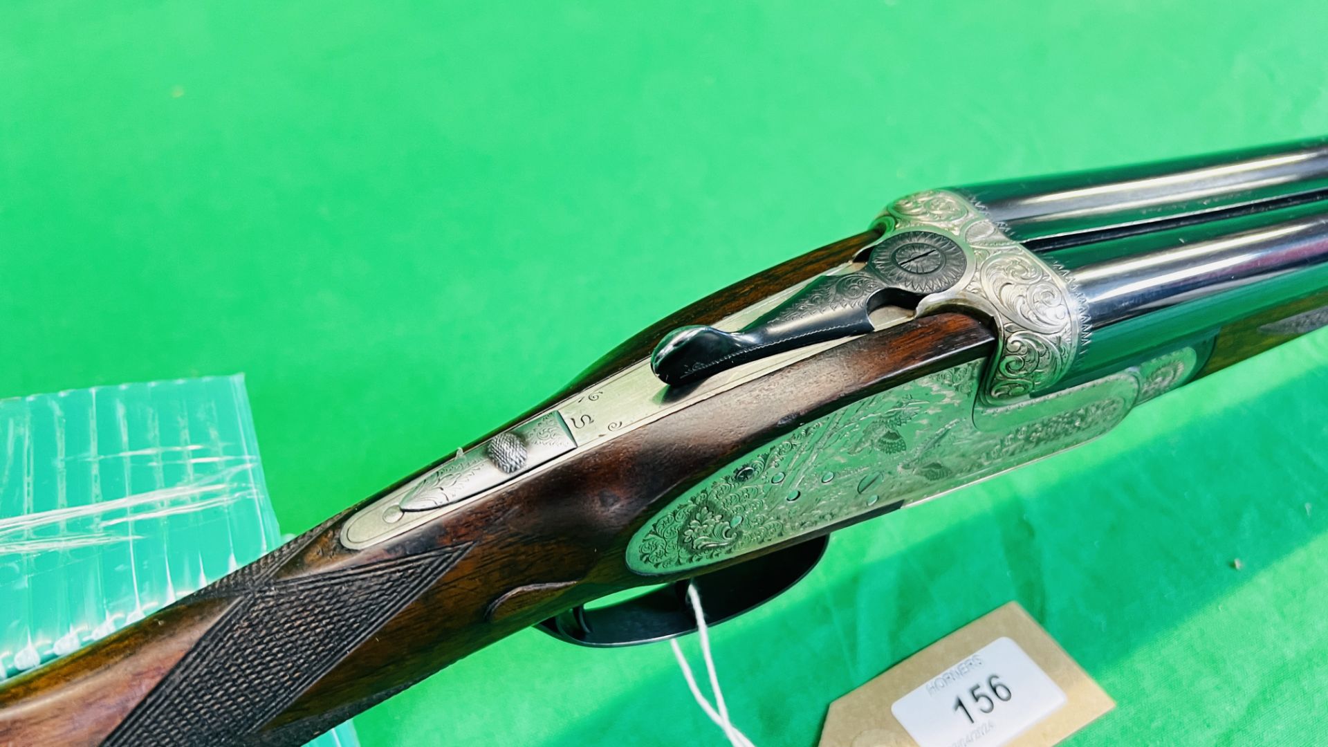 GUNMARK 20 BORE SIDE BY SIDE, SIDELOCK SHOTGUN #16427, 27" BARRELS, EJECTOR, - Image 5 of 25