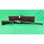 BERETTA 12 BORE OVER AND UNDER SHOTGUN #D48461B, 28" FIXED CHOKE BARRELS, ENGRAVED SIDE PLATE,