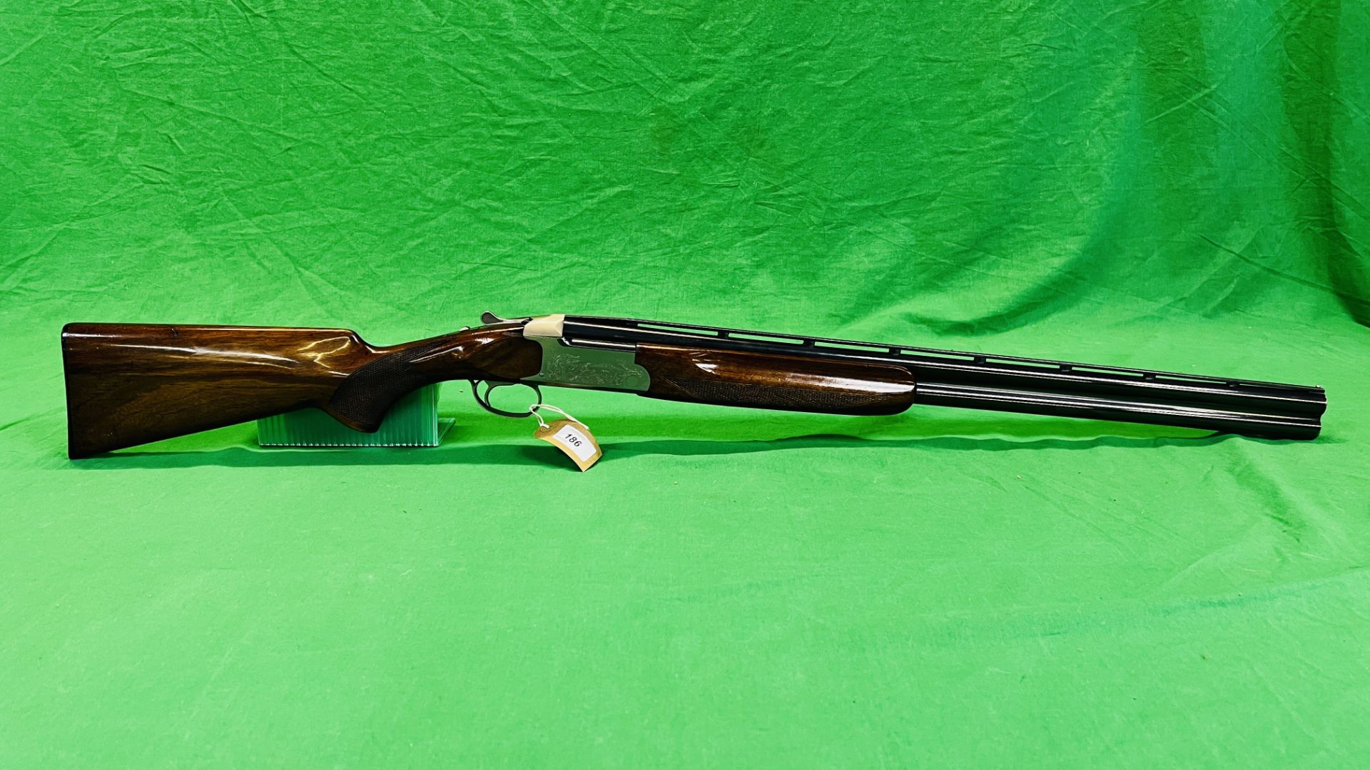 MIROKU 12 BORE OVER AND UNDER SHOTGUN MODEL 3000, #63017PW, 28" MULTI CHOKE BARRELS,