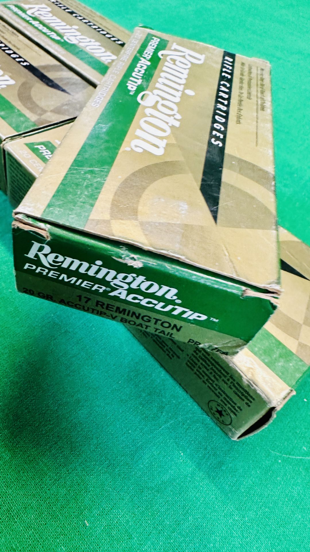 80 X REMINGTON 17 PREMIER ACCUTIP 20 GR RIFLE AMMUNITION - (REF: 1431) - (TO BE COLLECTED IN PERSON - Image 3 of 4