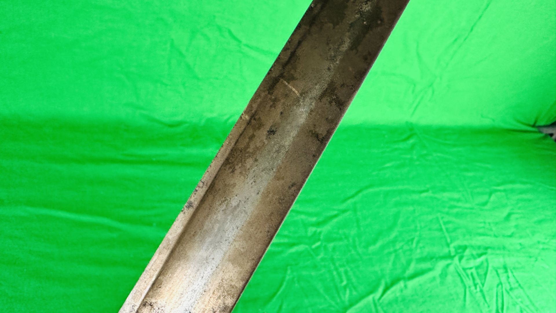 A LATE C19th CONTINENTAL BAYONET STAMPED V.R / S6 C 91 - NO POSTAGE OR PACKING AVAILABLE. - Bild 7 aus 16