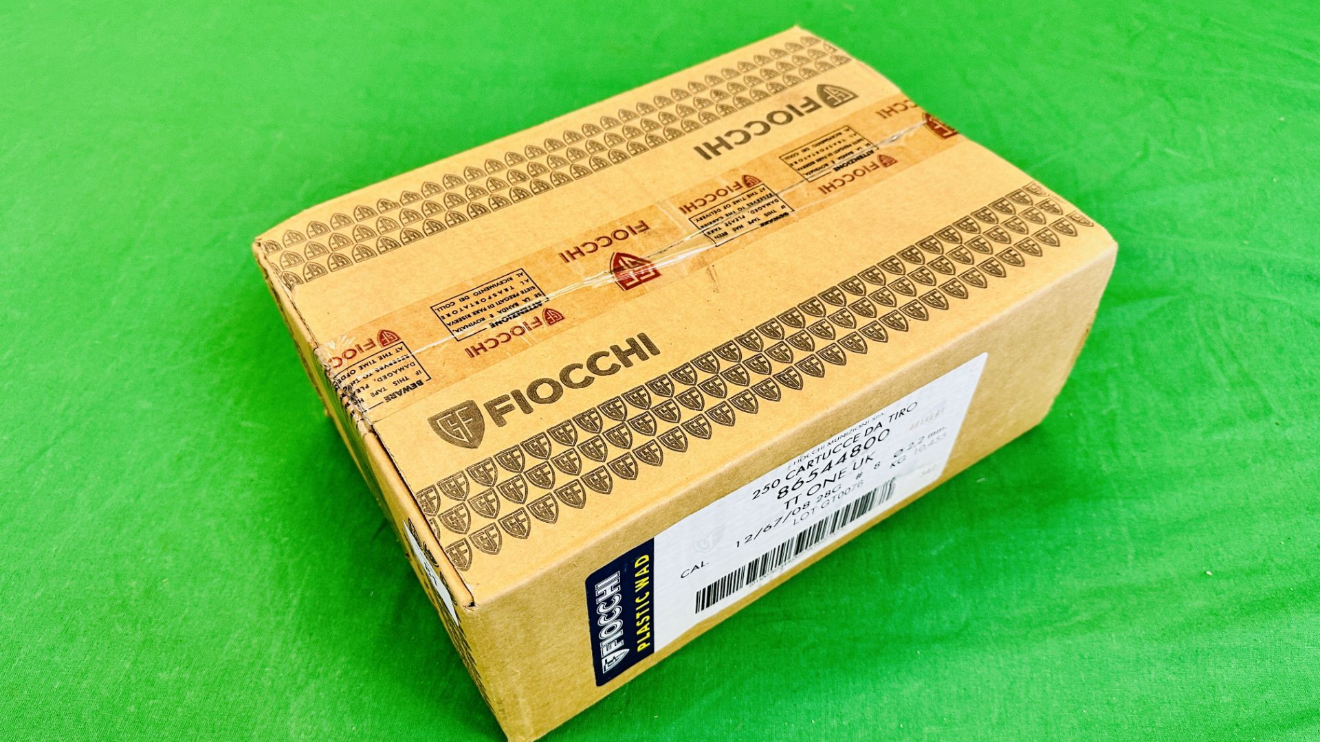 250 X FIOCCHI TT ONE 12 GAUGE 28G 8 SHOT PLASTIC WAD CARTRIDGES - (TO BE COLLECTED IN PERSON BY - Image 3 of 3