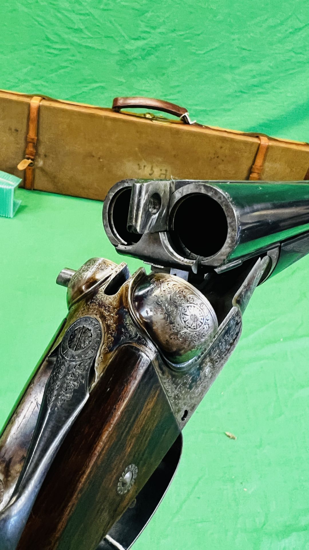 GREENER 12G SIDE BY SIDE SHOTGUN 27" BARRELS, CHAMBERED FOR 21/2", - Image 21 of 39