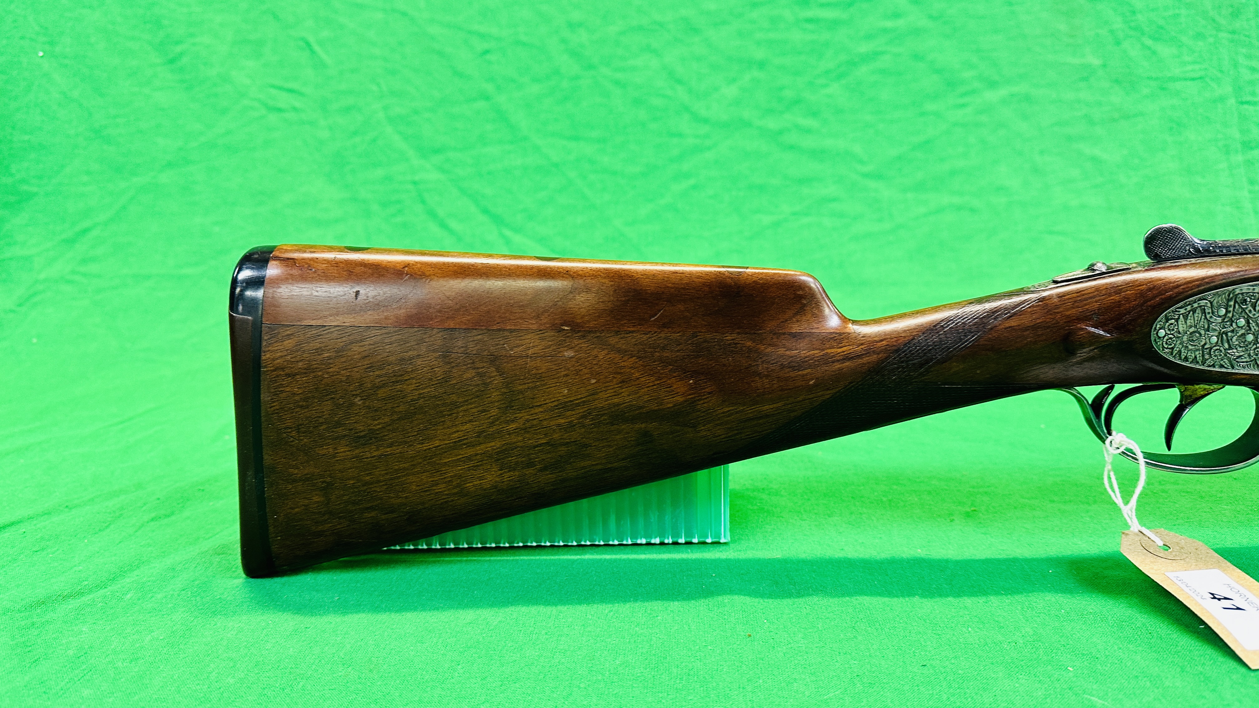 AYA 12 BORE SIDE BY SIDE SHOTGUN #342157 25" BARREL SIDE LOCK, - Image 3 of 21