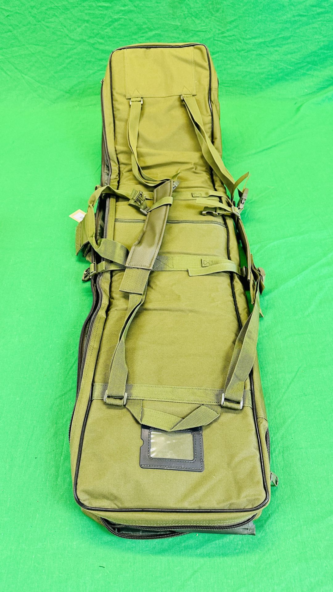 GREEN CANVAS TACTICAL RIFLE BAG - Image 5 of 7