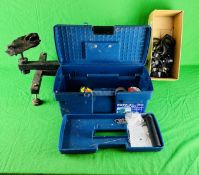 CARRY CASE CONTAINING QUANTITY OF ASSORTED AIR RIFLE PELLETS (PART TINS),