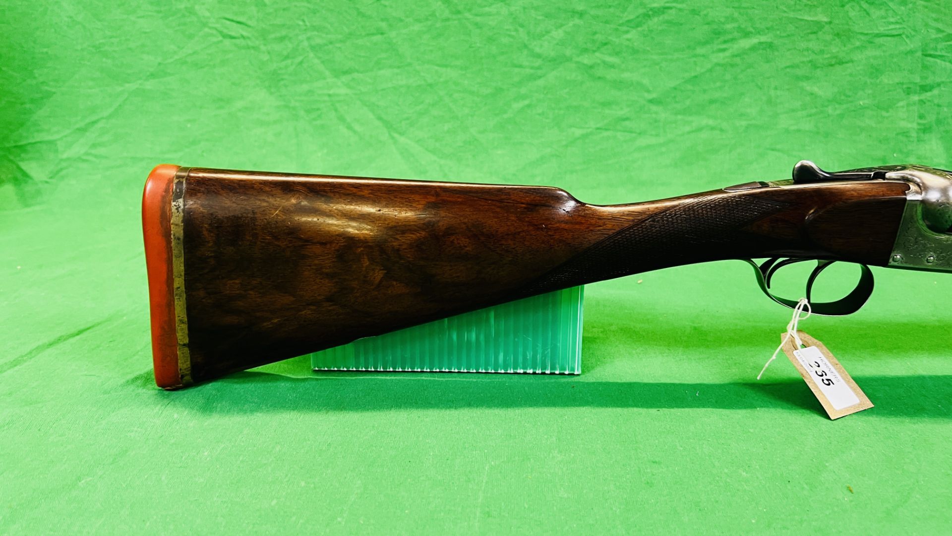 ARMY & NAVY 12 BORE SIDE BY SIDE SHOTGUN, 28" BARRELS, BOX LOCK EJECTOR, - Image 4 of 13