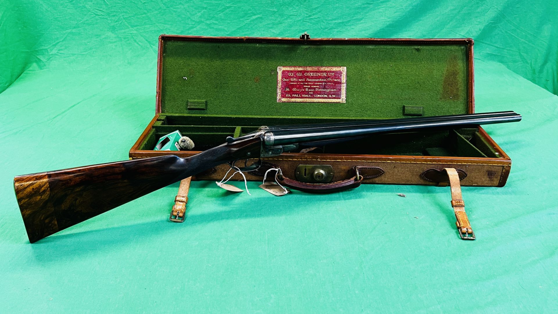 GREENER 12G SIDE BY SIDE SHOTGUN 27" BARRELS, CHAMBERED FOR 21/2", - Image 36 of 39