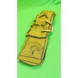 GREEN CANVAS TACTICAL RIFLE BAG