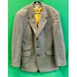 A GENTS RATCATCHER COUNTRY TWEED 100% PURE WOOL JACKET, SIZE 48L.