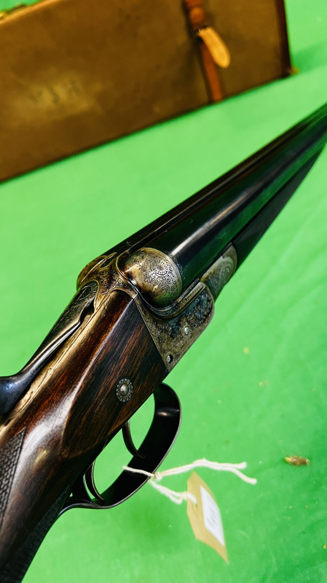 GREENER 12G SIDE BY SIDE SHOTGUN 27" BARRELS, CHAMBERED FOR 21/2", - Image 13 of 39