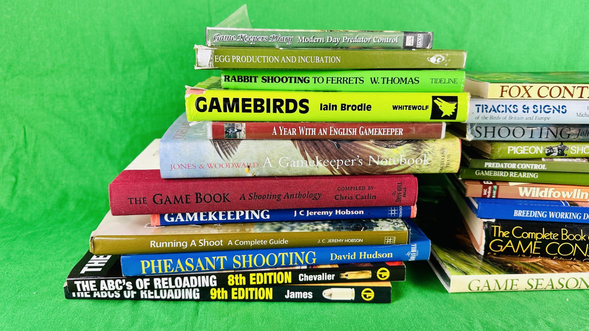 A GROUP OF BOOKS RELATING TO SHOOTING INCLUDING GAME SEASON, GAMEKEEPING, PIGEON KEEPING, - Image 3 of 4
