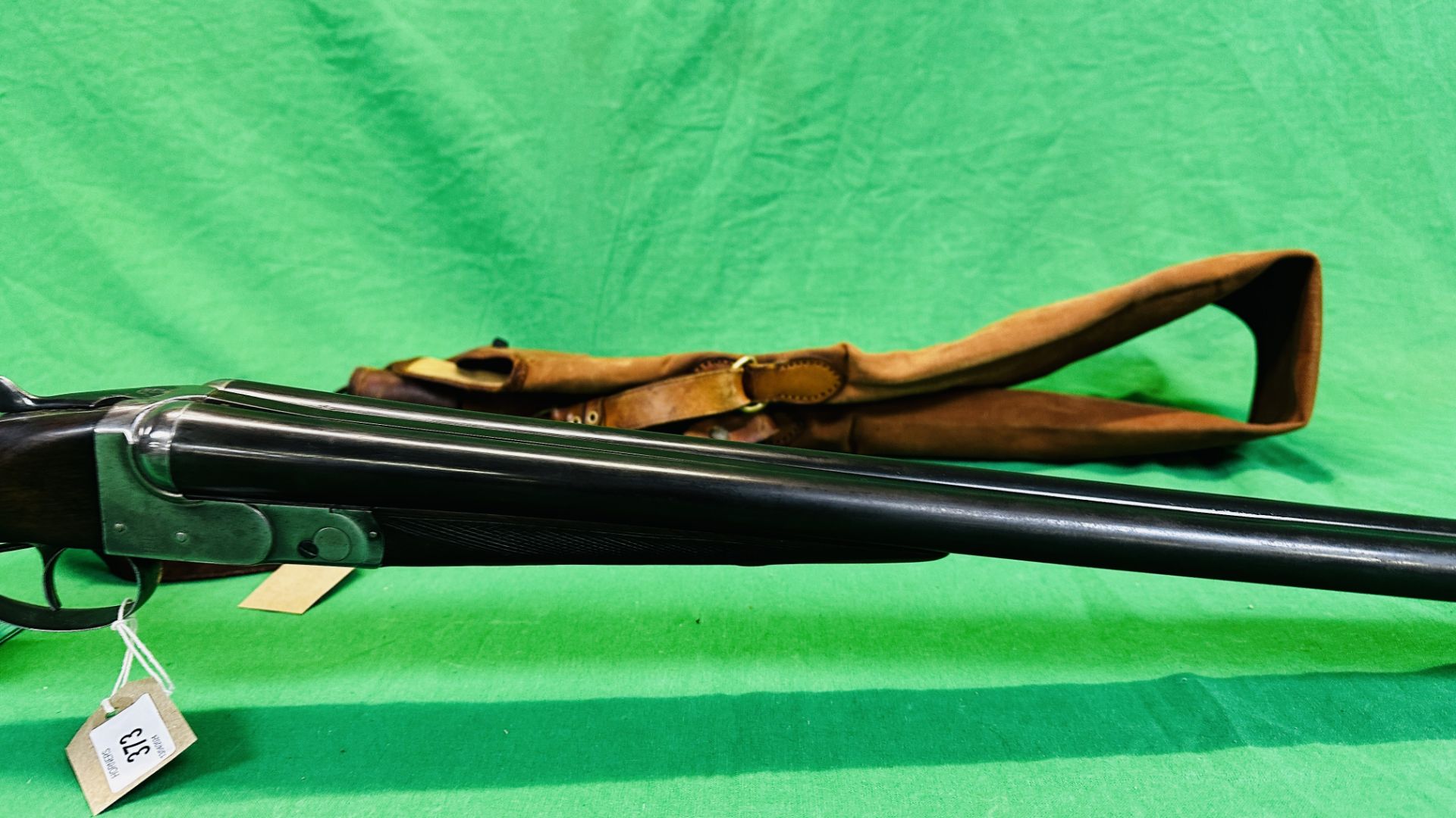 A BSA SIDE BY SIDE 12 BORE SHOTGUN, - Image 5 of 12