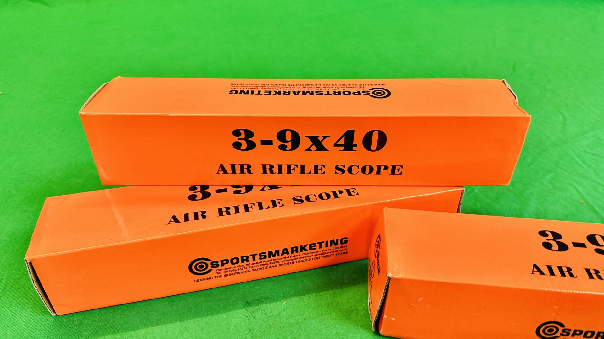 THREE AS NEW SMK 3-9X40 RIFLE SCOPES. - Image 5 of 7