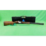 12 BORE BERETTA OVER AND UNDER SHOTGUN #E67165B,