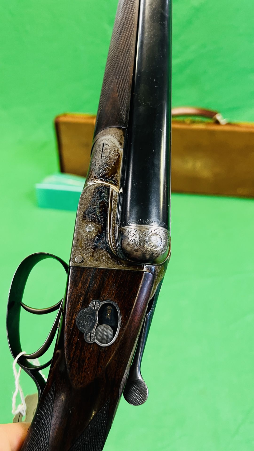 GREENER 12G SIDE BY SIDE SHOTGUN 27" BARRELS, CHAMBERED FOR 21/2", - Image 28 of 39