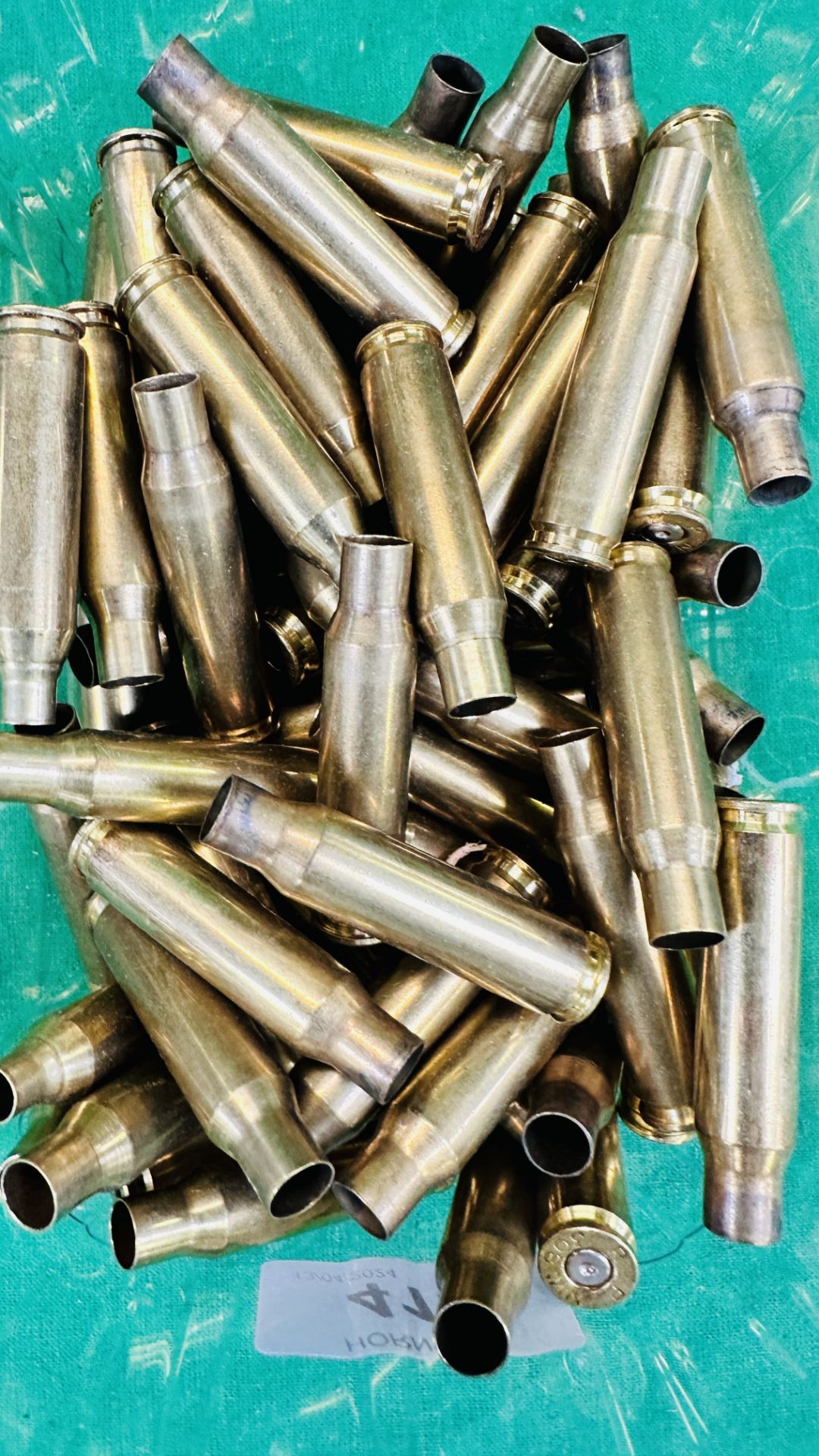 QUANTITY 308 BRASS RIFLE CASES. - Image 2 of 3