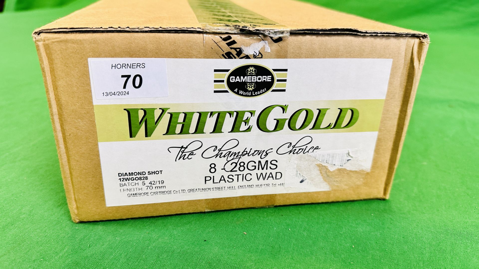 250 X WINCHESTER 12 GAUGE WHITE GOLD, - Image 2 of 3