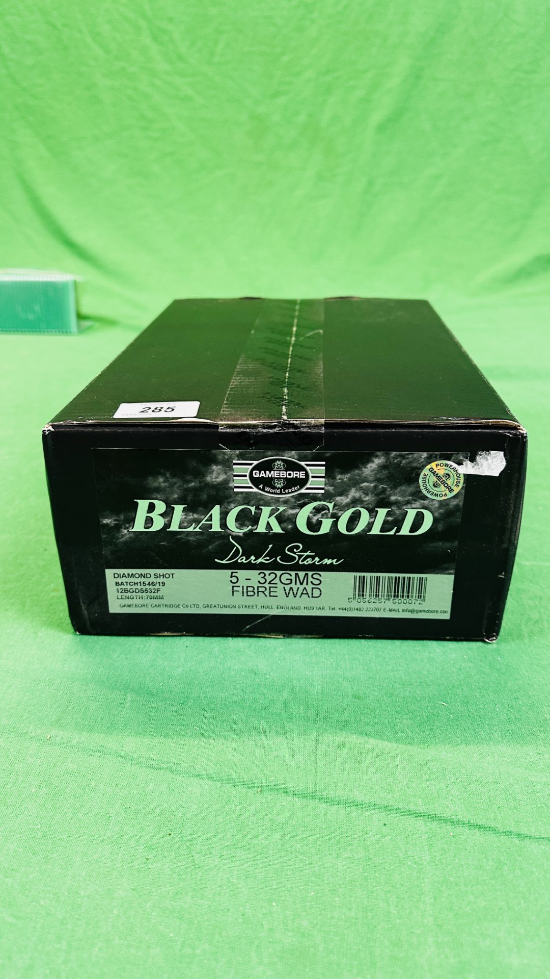 250 X GAMEBORE BLACK GOLD DARK STORM 5 SHOT 32 GRM CARTRIDGES - (TO BE COLLECTED IN PERSON BY - Image 2 of 4