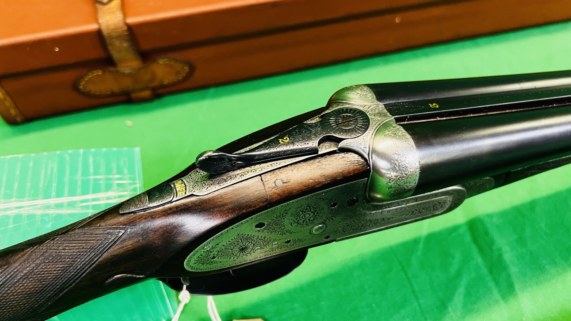 12 BORE TOLLEY SIDE BY SIDE SHOTGUN #8670, 28" BARRELS (2 3/4" CHAMBER), EJECTOR, - Image 3 of 37