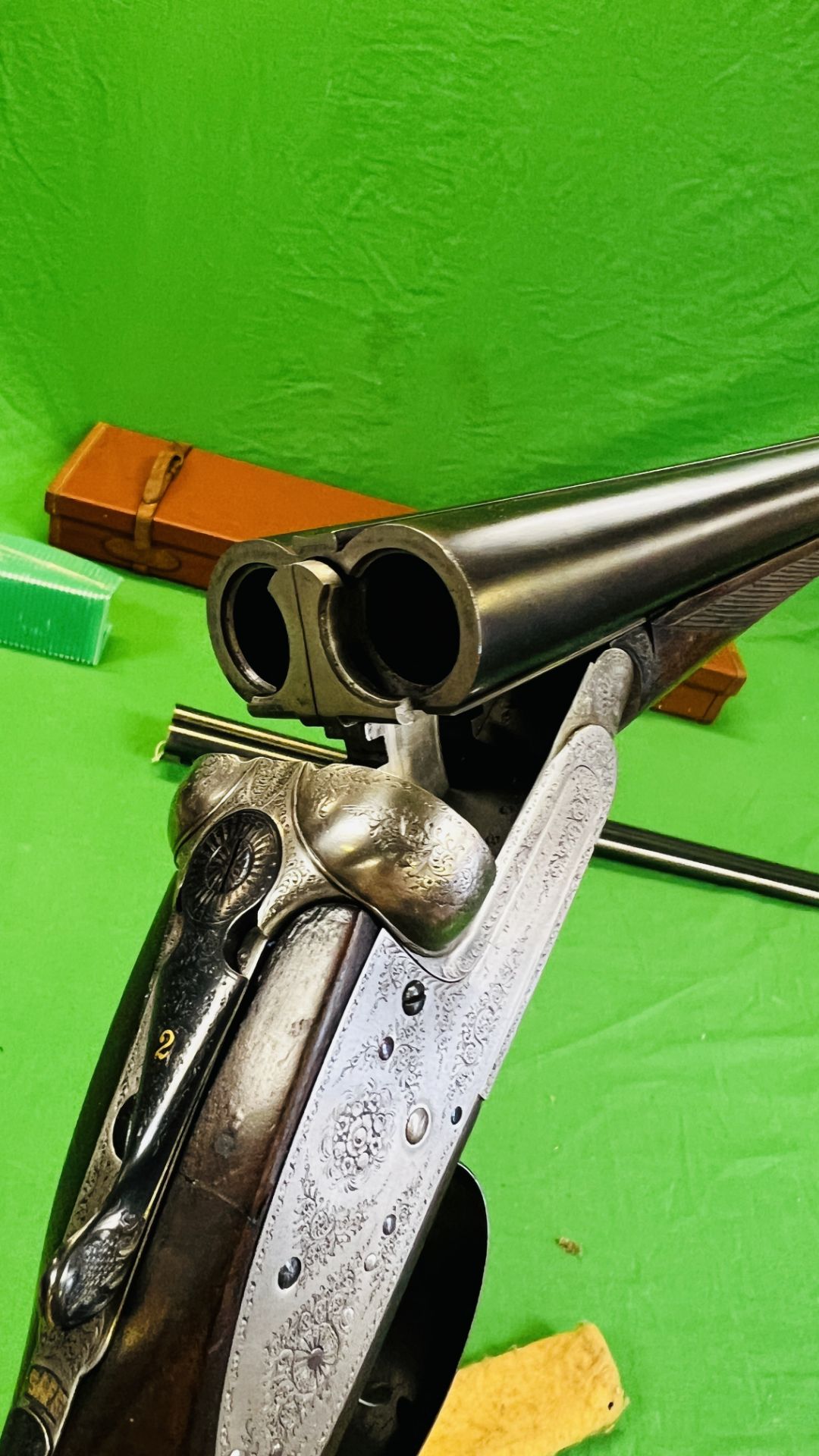 12 BORE TOLLEY SIDE BY SIDE SHOTGUN #8670, 28" BARRELS (2 3/4" CHAMBER), EJECTOR, - Image 25 of 37