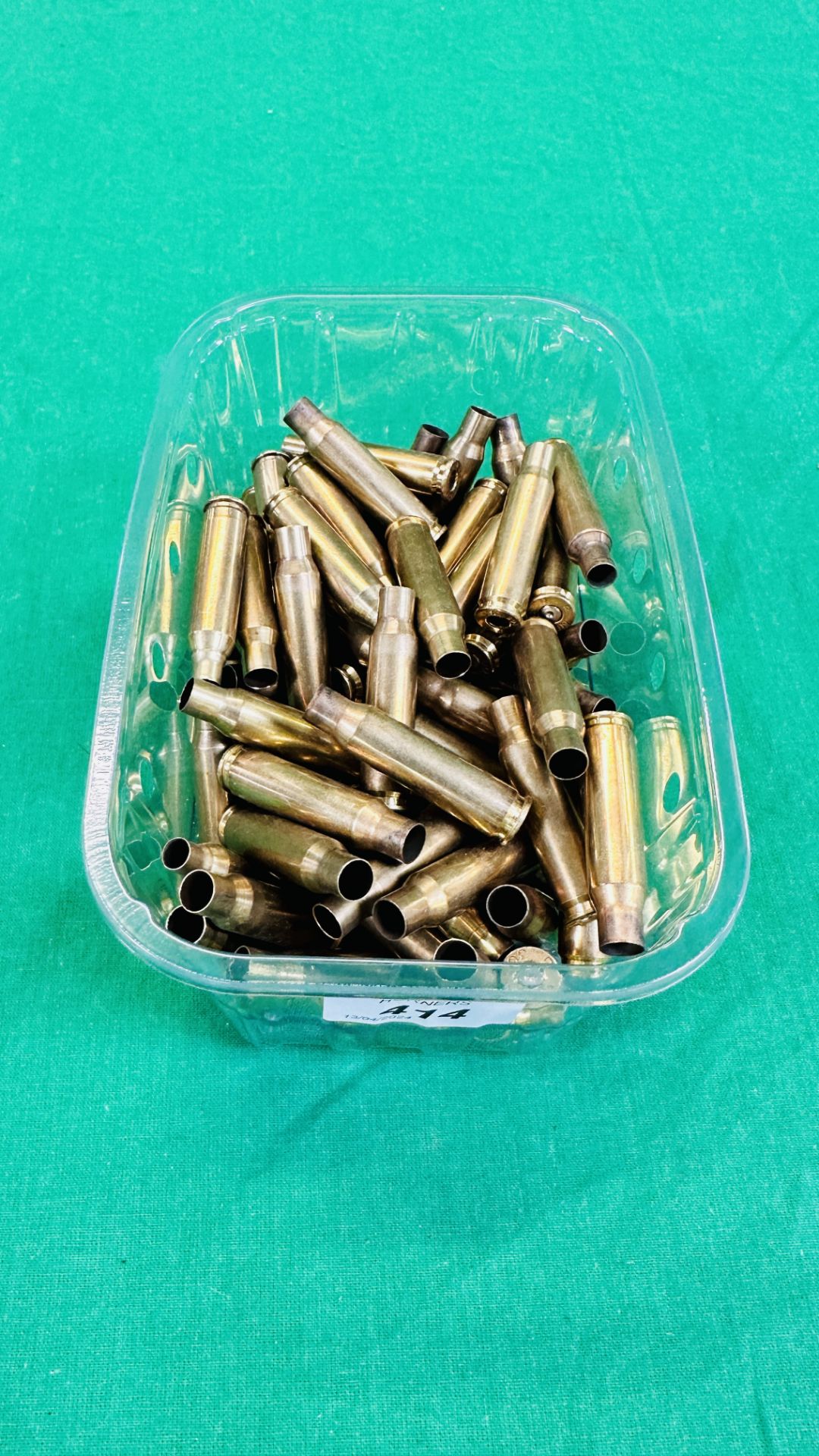 QUANTITY 308 BRASS RIFLE CASES.