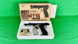 M92F BERETTA 40MM CASTON BB GUN IN ORIGINAL BOX - NO POSTAGE OR PACKING AVAILABLE.