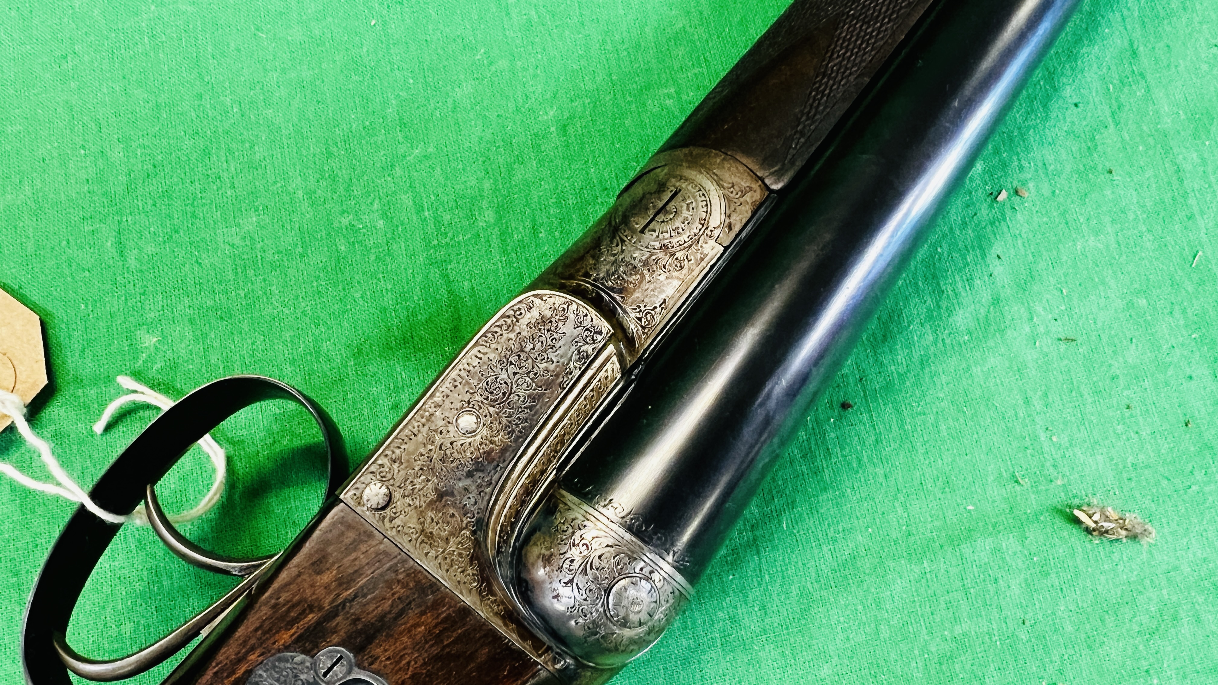 GREENER 12G SIDE BY SIDE SHOTGUN 27" BARRELS, CHAMBERED FOR 21/2", - Image 10 of 39