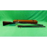 12 BORE TOLLEY SIDE BY SIDE SHOTGUN #8670, 28" BARRELS (2 3/4" CHAMBER), EJECTOR,