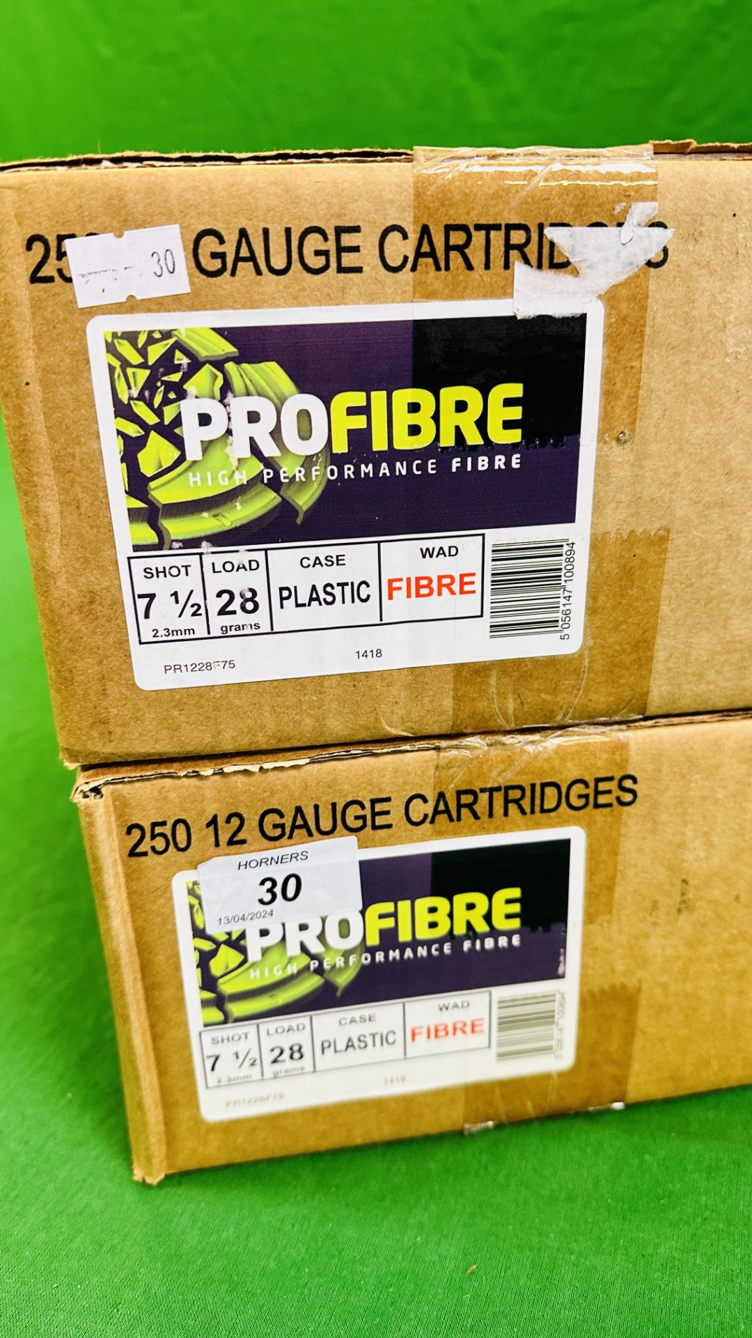 500 X HULL CARTRIDGES 12 GAUGE PRO FIBRE 28G 7½ SHOT FIBRE WAD CARTRIDGES - (TO BE COLLECTED IN - Image 2 of 4
