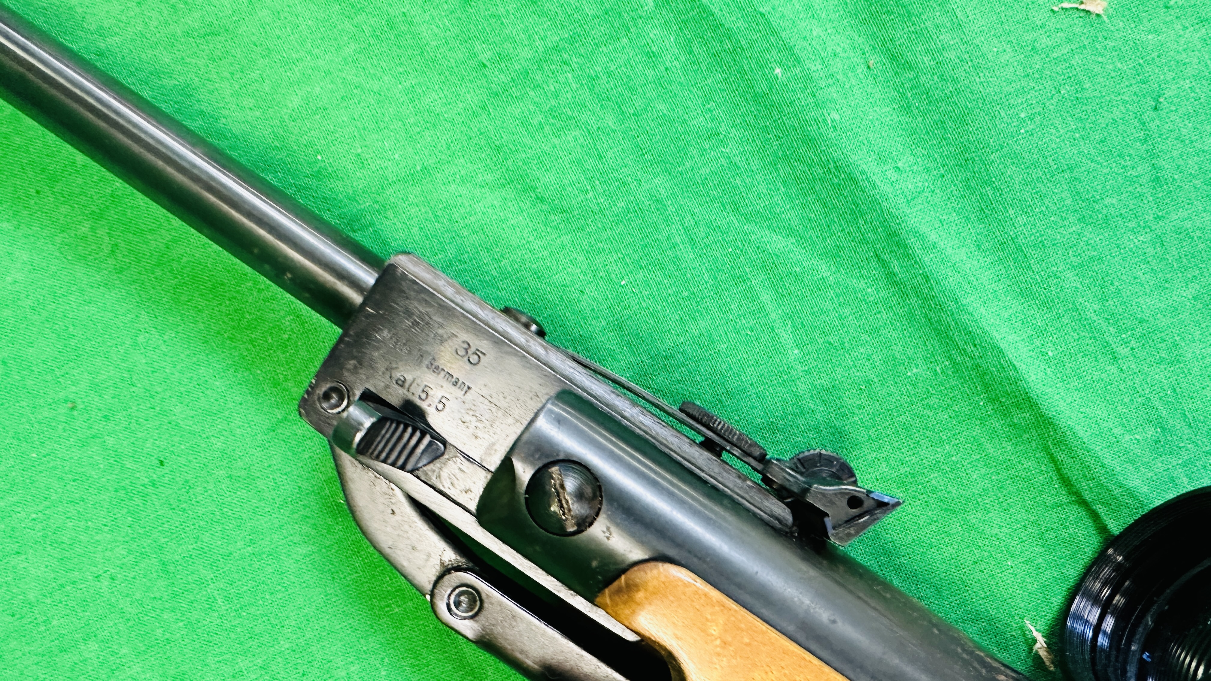 WEIHRAUCH .22 CALIBRE BREAK BARREL AIR RIFLE MODEL - HW35, FITTED WITH A.S.L. - Image 10 of 14