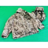 A JACK PYKE WILDLANDS OUTFIT (XL) COMPRISING OF JACKET, TROUSERS,