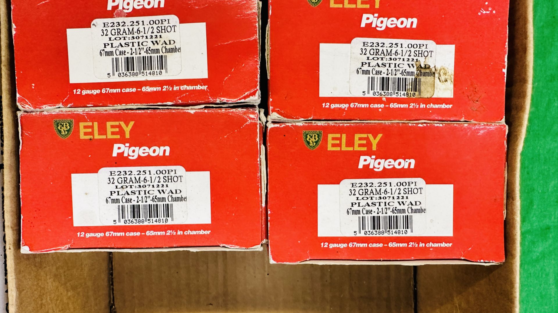 400 X ELEY 12 GAUGE 32GM 61/2 SHOT CARTRIDGES - (TO BE COLLECTED IN PERSON BY LICENCE HOLDER ONLY - - Bild 3 aus 4