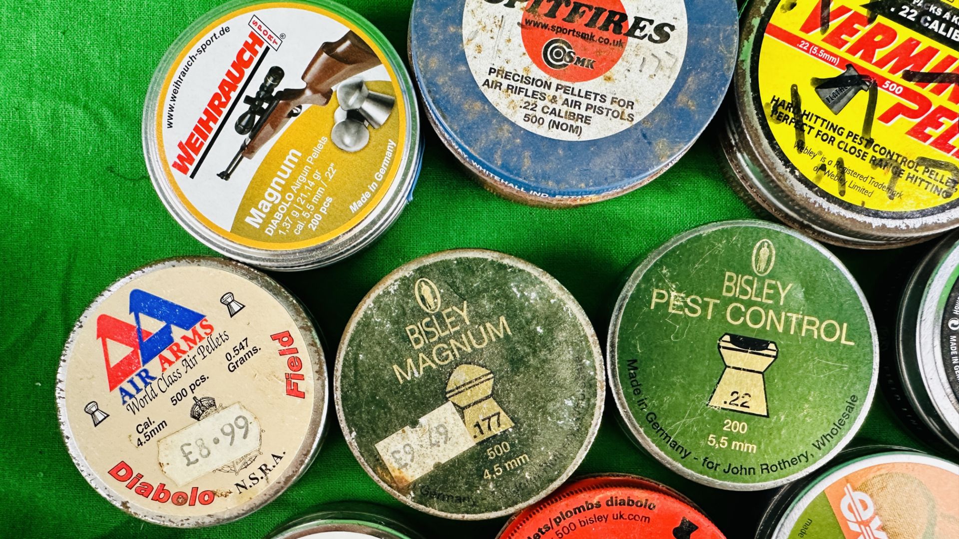 A COLLECTION OF NEW AND PART USED AIR GUN PELLETS INCLUDING BISLEY MAGNUM, AIRARMS, WEIHRAUCH, RWS, - Image 3 of 6