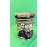 GARLANDS CAMO SHOOTING SEAT BUCKET