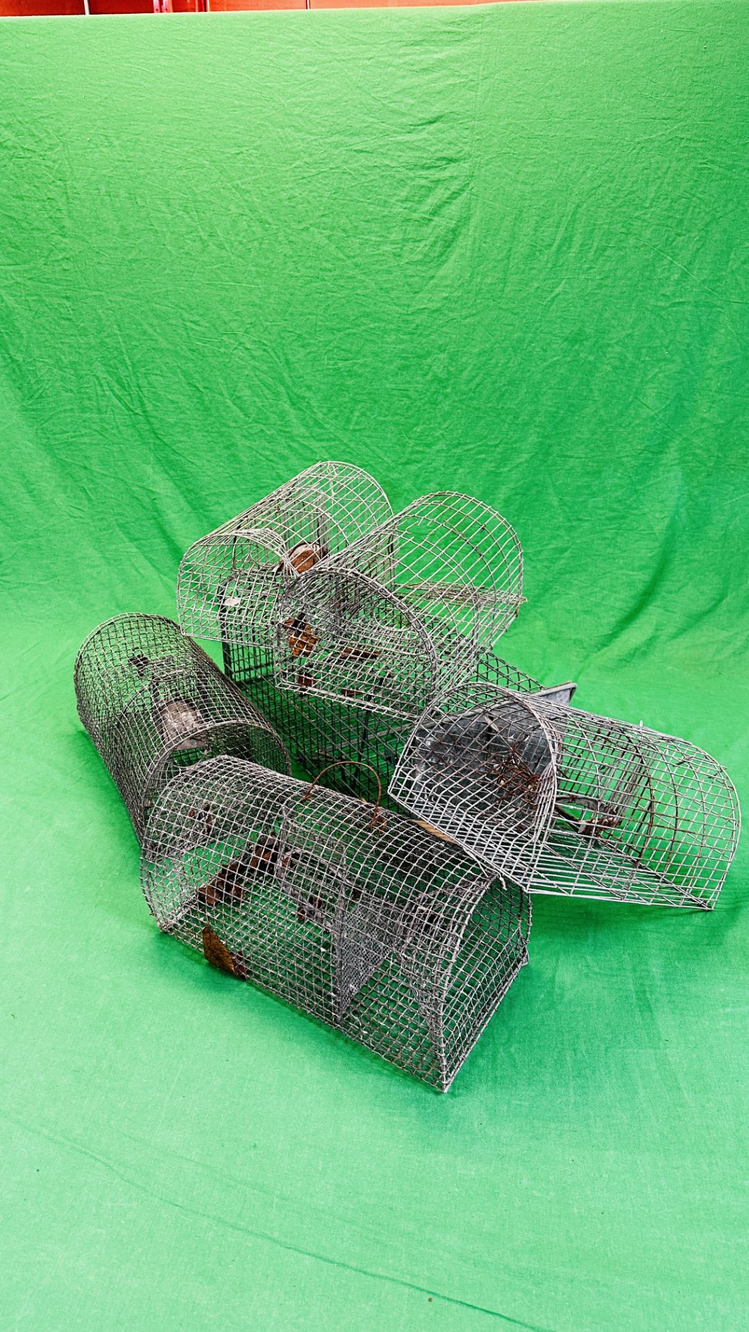 A GROUP OF FIVE HUMANE TRAPS